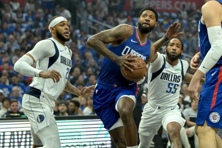 Paul George se je razigral v zadnji četrtini in prispeval svoj delež k prepričljivi zmagi LA Clippers. | Foto: Reuters