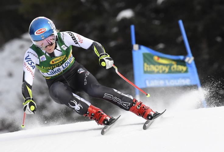 Mikaela Shiffrin Shiffrinova ima največ slalomskih zmag za svetovni pokal, kar 34. | Foto: Reuters