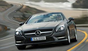 Novi mercedes-benz SL z aluminijasto karoserijo