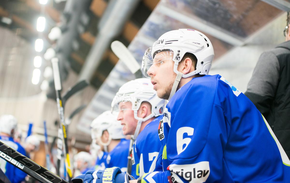 slovenska hokejska reprezentanca Slovenija Belorusija Bled Miha Štebih (6) | Miha Štebih kariero nadaljuje na Poljskem. | Foto Peter Podobnik/Sportida