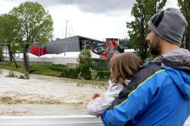 Imola dirkališče poplava