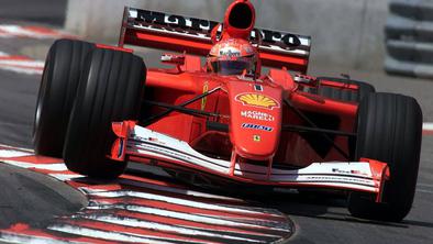 Schumacherjev dirkalnik F2001 prinesel 15,98 milijona evrov