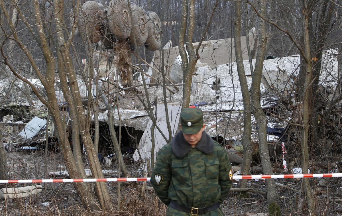 Nesreča v Smolensku | V nesreči poljskega letala pri Smolensku je umrlo 96 ljudi, med drugim tedanji poljski predsednik Lech Kaczynski. | Foto Reuters