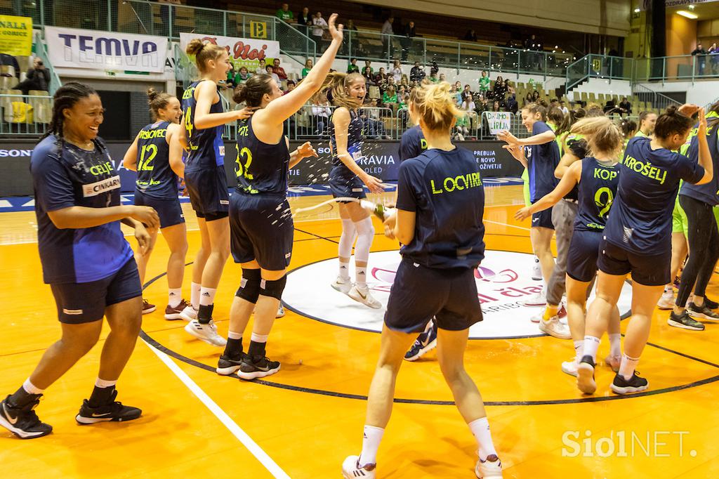 ŽKK Cinkarna Celje, ŽKD Akson Ilirija, pokal članic, ženska košarka