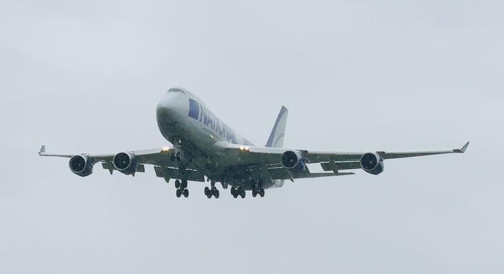 Boeing 747 Brnik | Foto: Gregor Pavšič