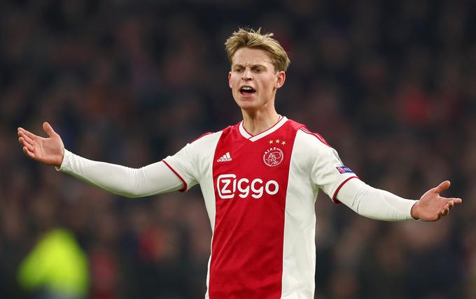 Frenkie de Jong ve, da ne bo lahko, a verjame v preboj Ajaxa med najboljše štiri v ligi prvakov. | Foto: Getty Images