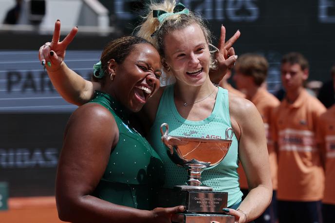 Katerina Siniakova,Taylor Townsend | Taylor Townsend in Katerina Siniakova sta zmagovalki ženskih dvojic Roland Garrosa. | Foto Reuters