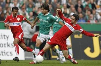 Werder v Stuttgartu "kasiral" šestico