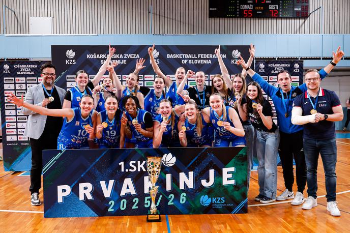 ŽKK Cinkarna Celje | Košarkarice ŽKK Cinkarna Celje so državne prvakinje. | Foto Aleš Fevžer