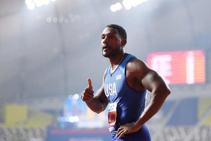 Justin Gatlin | Justin Gatlin, večkratni šprinterski olimpijski in svetovni prvak, ki pa ga bo zaradi dopinga vedno spremljal črn madež, bo tekel tudi prihodnje leto, ko bo štel že 39 let. | Foto Getty Images