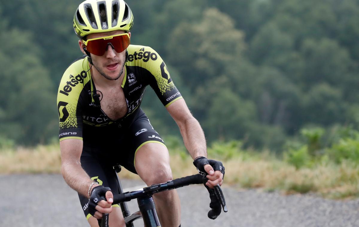 Simon Yates | Simon Yates, kolesar ekipe Mitchelton-SCOTT, zaradi pozitivnega testa na novi koronavirus namudoma zapušča letošnjo Dirko po Italiji.  | Foto Reuters