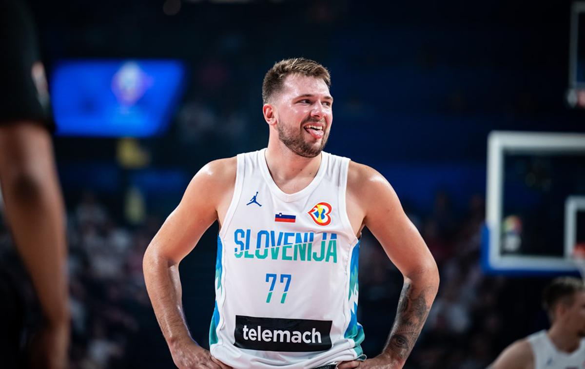 slovenska košarkarska reprezentanca Slovenija : Zelenortski otoki SP 2023 Luka Dončić | Foto FIBA