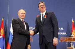 Vučić že odpotoval v Moskvo #video
