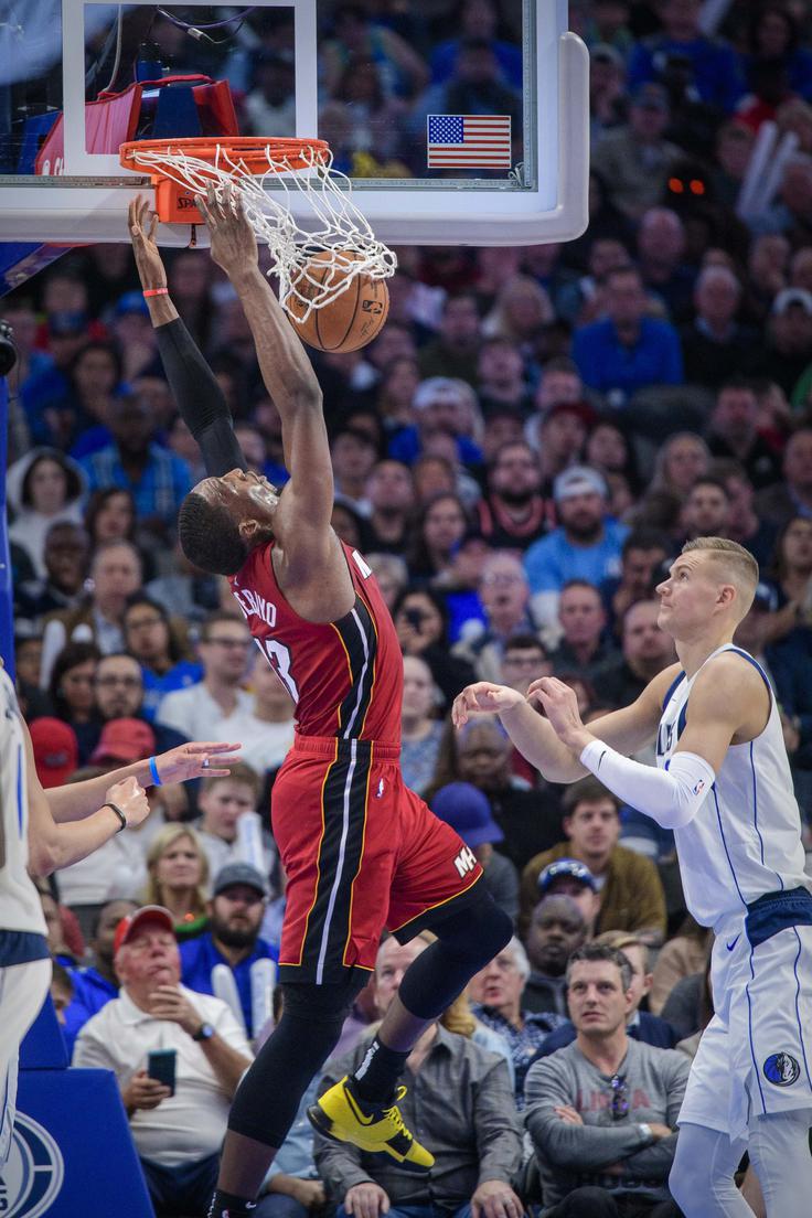 Bam Adebayo je prispeval trojnega dvojčka. | Foto: Reuters