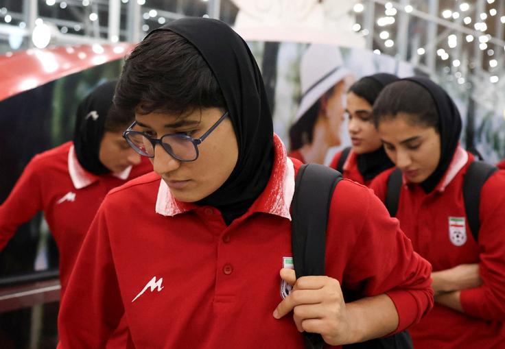 Ena izmed iranskih nogometašic | Foto: Reuters