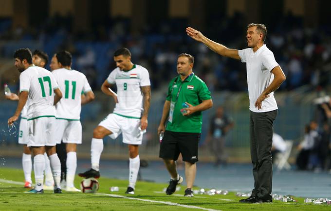 Katanec je v kvalifikacijah za SP 2022 z Irakom še neporažen. | Foto: Reuters