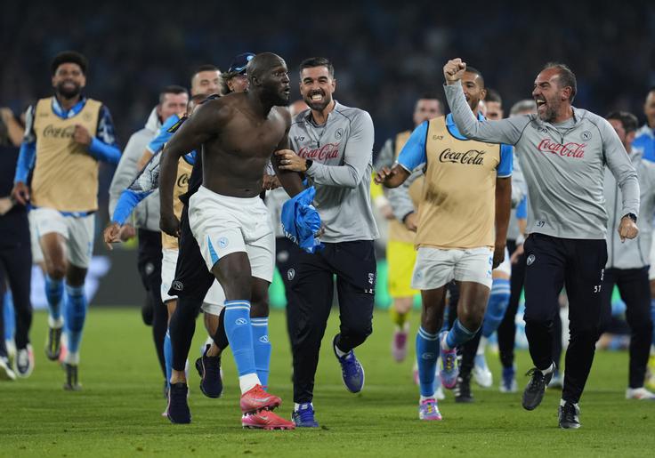 Romelu Lukaku je zadel za zmago z 2:0. | Foto: Reuters
