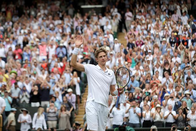 Lani je Kevin Anderson zaigral v finalu Wimbledona. | Foto: Reuters