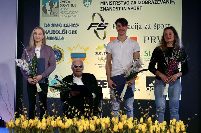PZS | Najuspešnejši v letu 2021: Janja Garnbret, Dušan Kukovec, Luka Potočar in Anja Petek. | Foto Irena Mušič Habjan