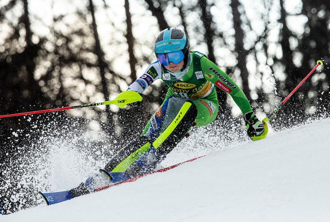 Meta Hrovat je po osmem mestu v veleslalomu zasedla 11. mesto v slalomu. | Foto: Matic Ritonja/Sportida