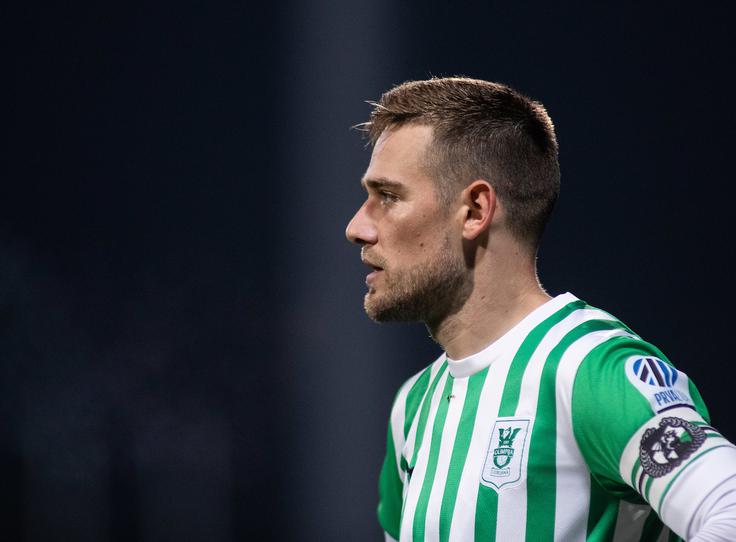 Kapetan Olimpije Timi Max Elšnik v nadaljevanju sezone pričakuje še boljše predstave zmajev. | Foto: Nik Moder/Sportida