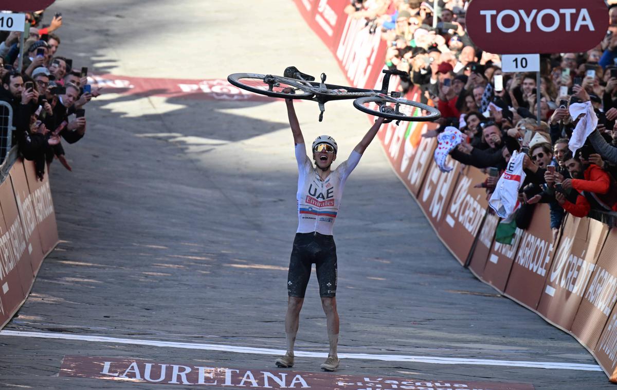 Tadej Pogačar, Strade Bianche 2024 | Tadej Pogačar je v velikem slogu osvojil Strade Bianche. | Foto Guliverimage
