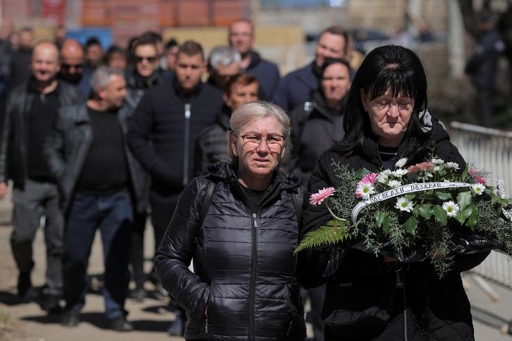 Kočani, pogreb, Severna Makedonija | Foto: Reuters