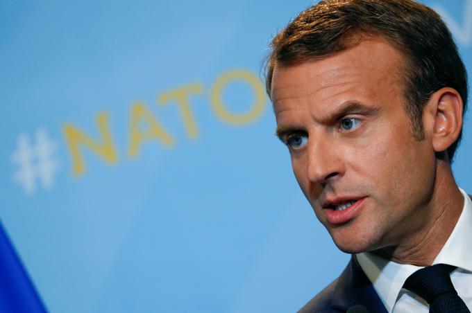Francoski predsednik Emmanuel Macron | Foto: Reuters