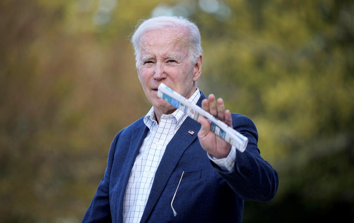 Joe Biden | Biden je spomnil, da je bilo geslo njegove kampanje leta 2020 "boj za dušo" ameriškega naroda, in predstavil svoj slogan za leto 2024: "Dokončajmo delo," poroča britanski BBC. | Foto Reuters