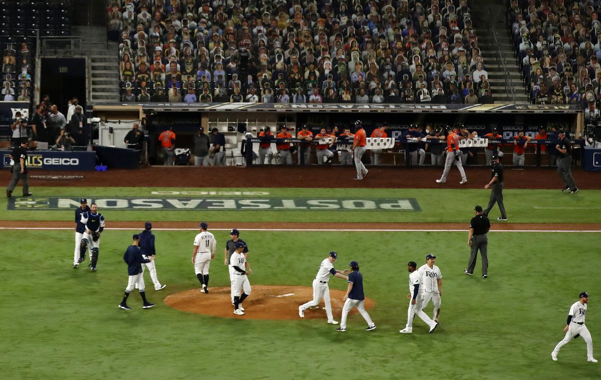 Tampa Bay Rays | Igralci moštva Tampa Bay Rays so se uvrstili v veliki finale. | Foto Getty Images