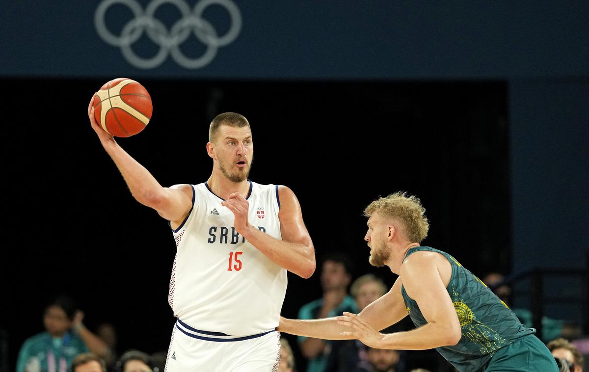 Nikola Jokić | Nemci so prvi polfinalisti olimpijskega turnirja v košarki. Tako se je veselil Moritz Wagner. | Foto Reuters