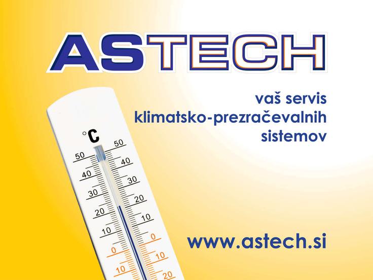 Ne dovolite, da vam poleti odpove klima. Če sistem dolgo ni bil pregledan ali nastavljen, obstaja velika verjetnost, da bo odpovedal ravno med vročinskim valom. Strokovnjaki podjetja Astech z več kot dvema desetletjema izkušenj poskrbijo za zanesljivo delovanje vaših prezračevalnih in klimatskih naprav takrat, ko to najbolj potrebujete.  | Foto: Astech d.o.o.