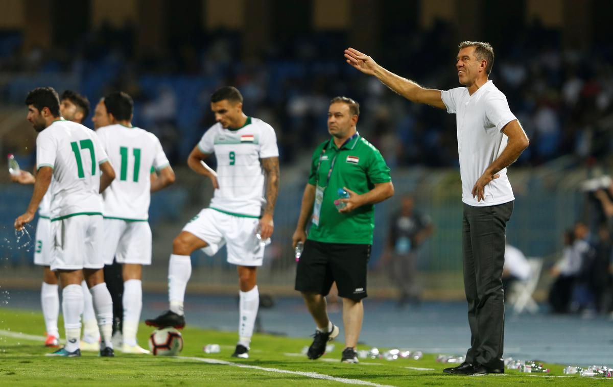 Srečko Katanec | Irak Srečka Katanca je gostil Bolivijo in remiziral z 0:0. Za Katanca je to tretji remi na štirih tekmah, eno so Iračani pod njegovim vodstvom izgubili. | Foto Reuters