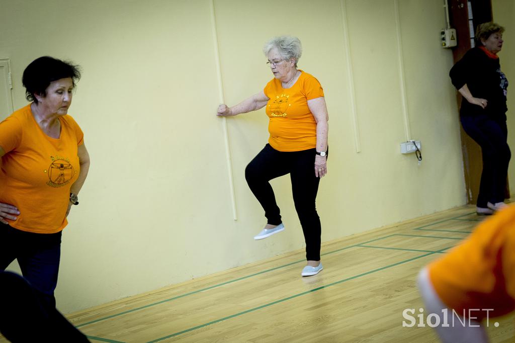 Šola zdravja Dravlje starejši telovadba upokojenci starostniki