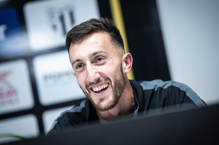 Hrvaški napadalec Patrik Mijić je spomladi v 1. SNL dosegel kar 11 zadetkov. Izbran je bil tudi v idealno enajsterico 1. SNL v izboru Spins XI. | Foto: Jure Banfi/alesfevzer.com