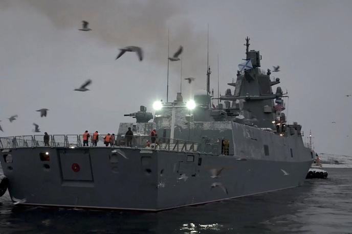 Fregata | Fregata Admiral Gorškov je prva ladja, opremljena s hipersoničnimi raketami. | Foto Reuters