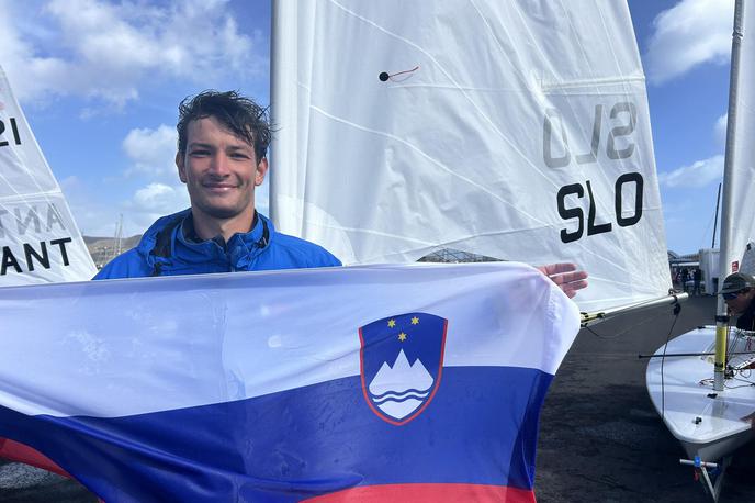 Luka Zabukovec Lanzarote | Luka Zabukovec je osvojil srebrno medaljo. | Foto Guliverimage