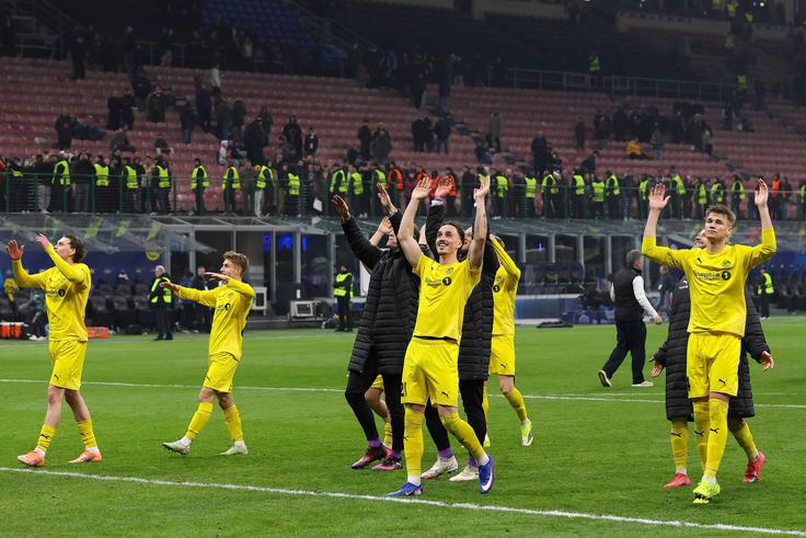 Nogometaši Bodo/Glimt so najprej zmagali v Madridu, nato pa še v Milanu. | Foto: Guliverimage
