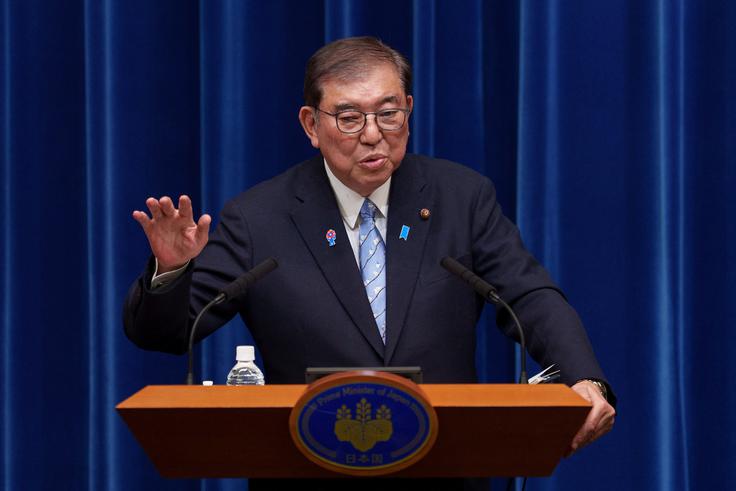 Japonski premier Shigeru Ishiba je ameriške carine označil za nacionalno krizo. | Foto: Reuters