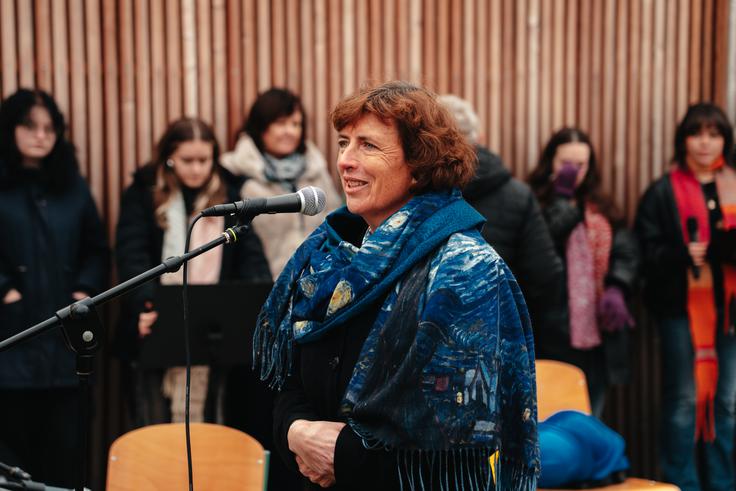 Mag. Branka Hrast Debeljak, generalna direktorica Direktorata za srednje in višje šolstvo ter izobraževanje odraslih | Foto: Šola za hortikulturo in vizualne umetnosti Celje