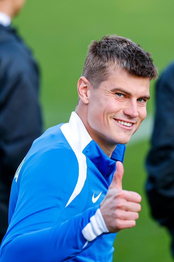 Danes bo dočakal jubilejni 70. nastop v državnem dresu. Je na dobri poti, da ponovi dosežek selektorja Boštjana Cesarja in ujame "stotico". | Foto: Aleš Fevžer