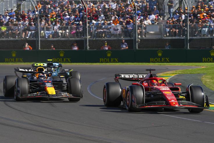 Sergio Perez pravi, da je bil Ferrari v Melbournu za Red Bull prehiter. | Foto: Guliverimage