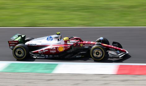 Ferrari v barvah dirkalnika Nikija Laude najhitrejši