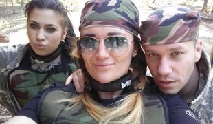 Barovci na paintballu (video)