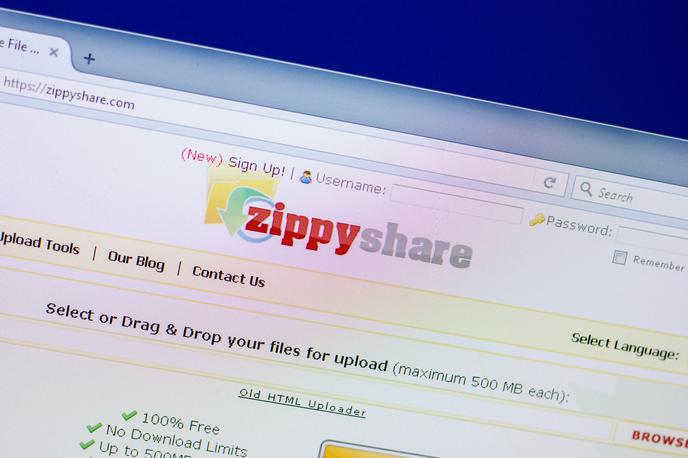 ZippyShare | Zippyshare so pogosto uporabili za deljenje avtorsko zaščitenih oziroma piratiziranih vsebin, še posebej glasbenih datotek. | Foto Shutterstock