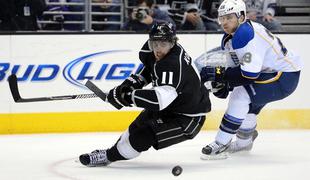 Kopitar ob zmagi prispeval gol in podajo