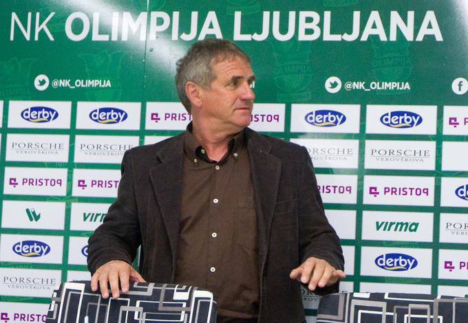 Nazadnje je bil v slovenskem nogometu, ko je bil do leta 2012 trener Olimpije. | Foto: Vid Ponikvar