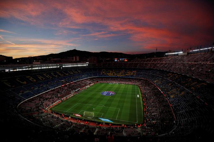 Mogočni stadion v največjem katalonskem mestu sprejme skoraj 100 tisoč gledalcev. | Foto: Reuters
