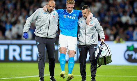 Napoli vsaj do konca leta brez odličnega Belgijca