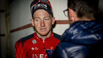 Nesrečni Hart na Giru utrpel hudo poškodbo